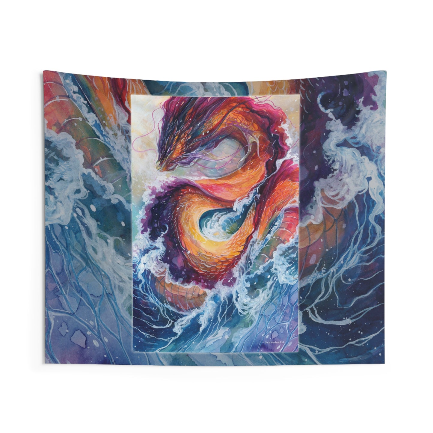 Indoor Wall Tapestries - Serpent of the Lake