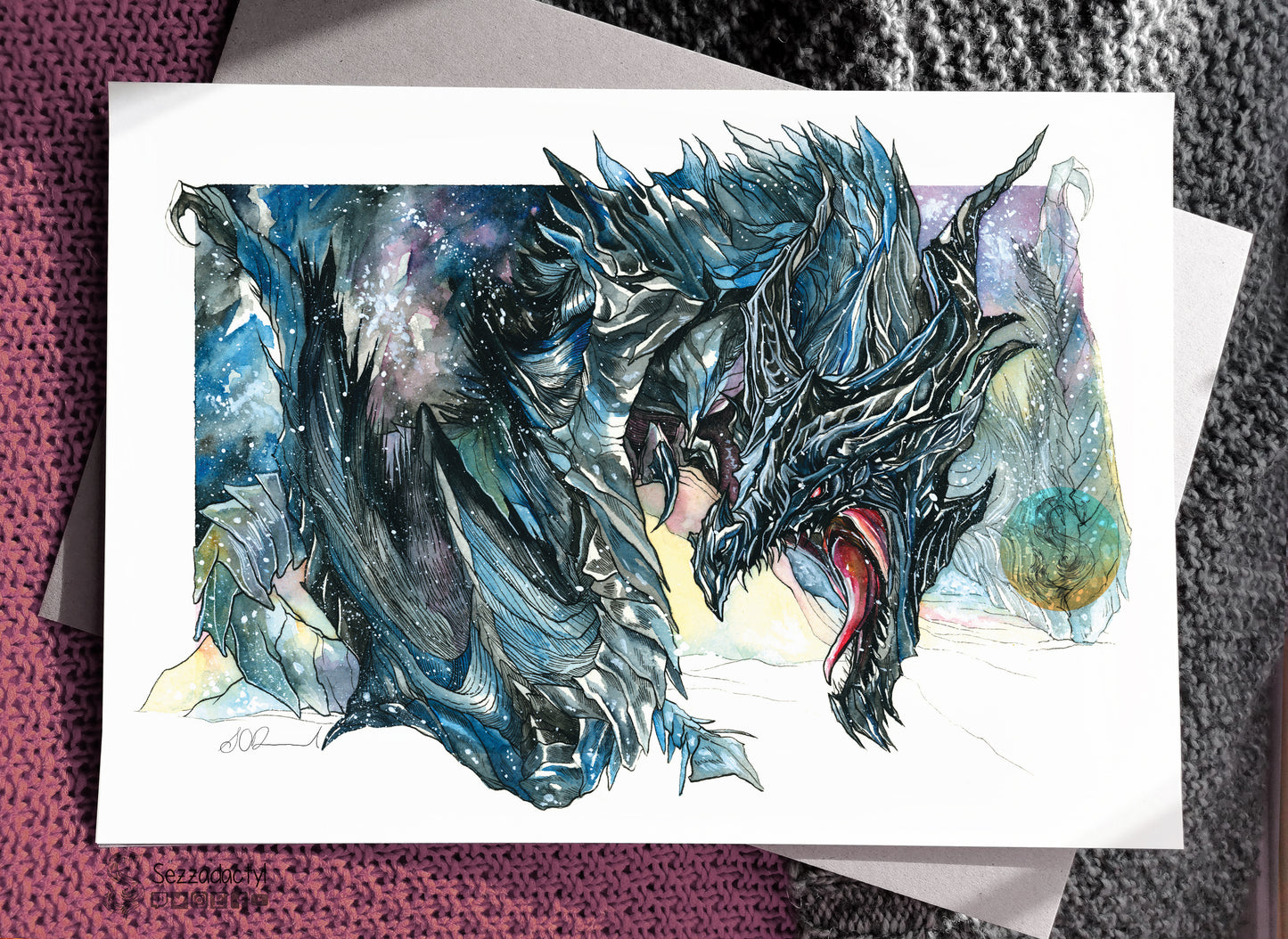 The Twilight God Print - A3/A4/A5