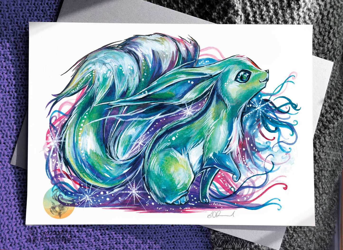 Carbuncle (Emerald) Print - A3/A4/A5