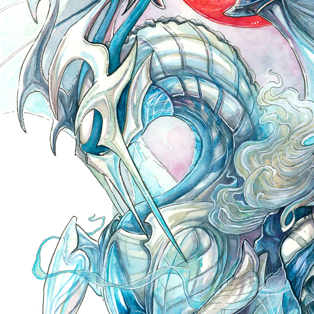 Corrin and her Dragon Form Print - A3/A4/A5