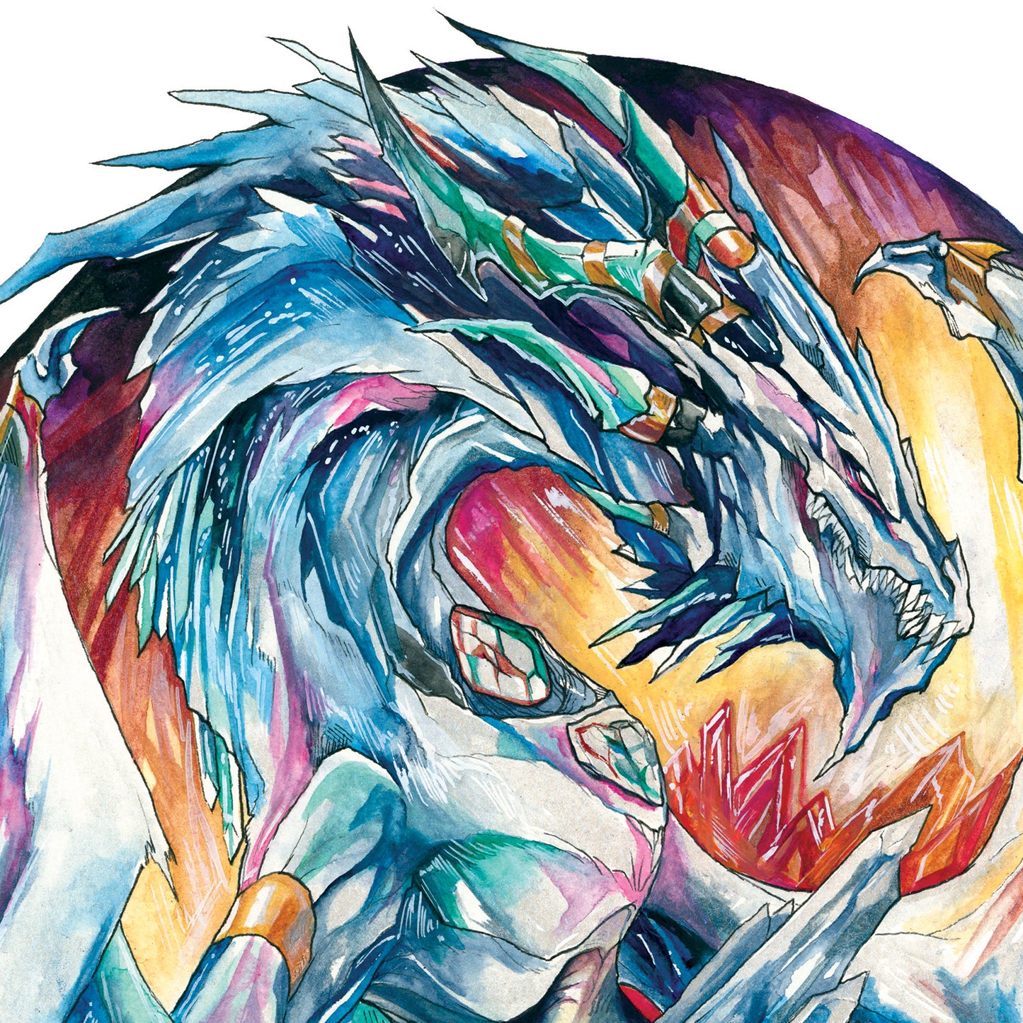 Diamond Dragon Print - A3/A4/A5