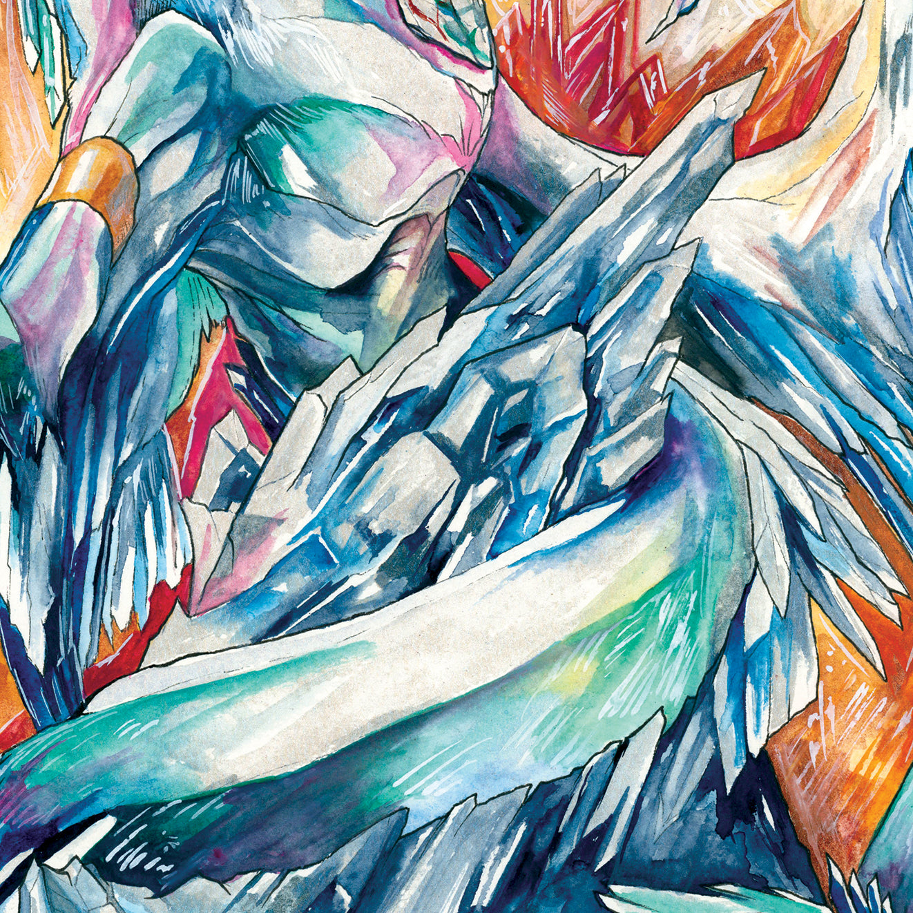 Diamond Dragon Print - A3/A4/A5