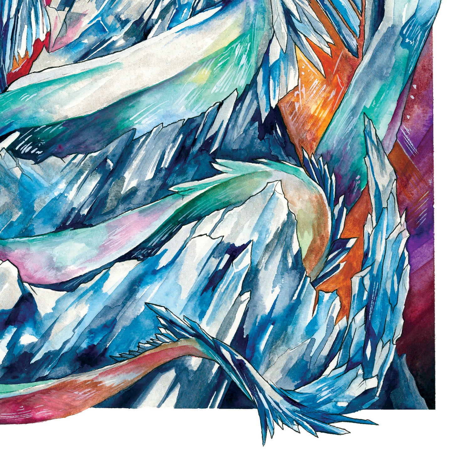 Diamond Dragon Print - A3/A4/A5