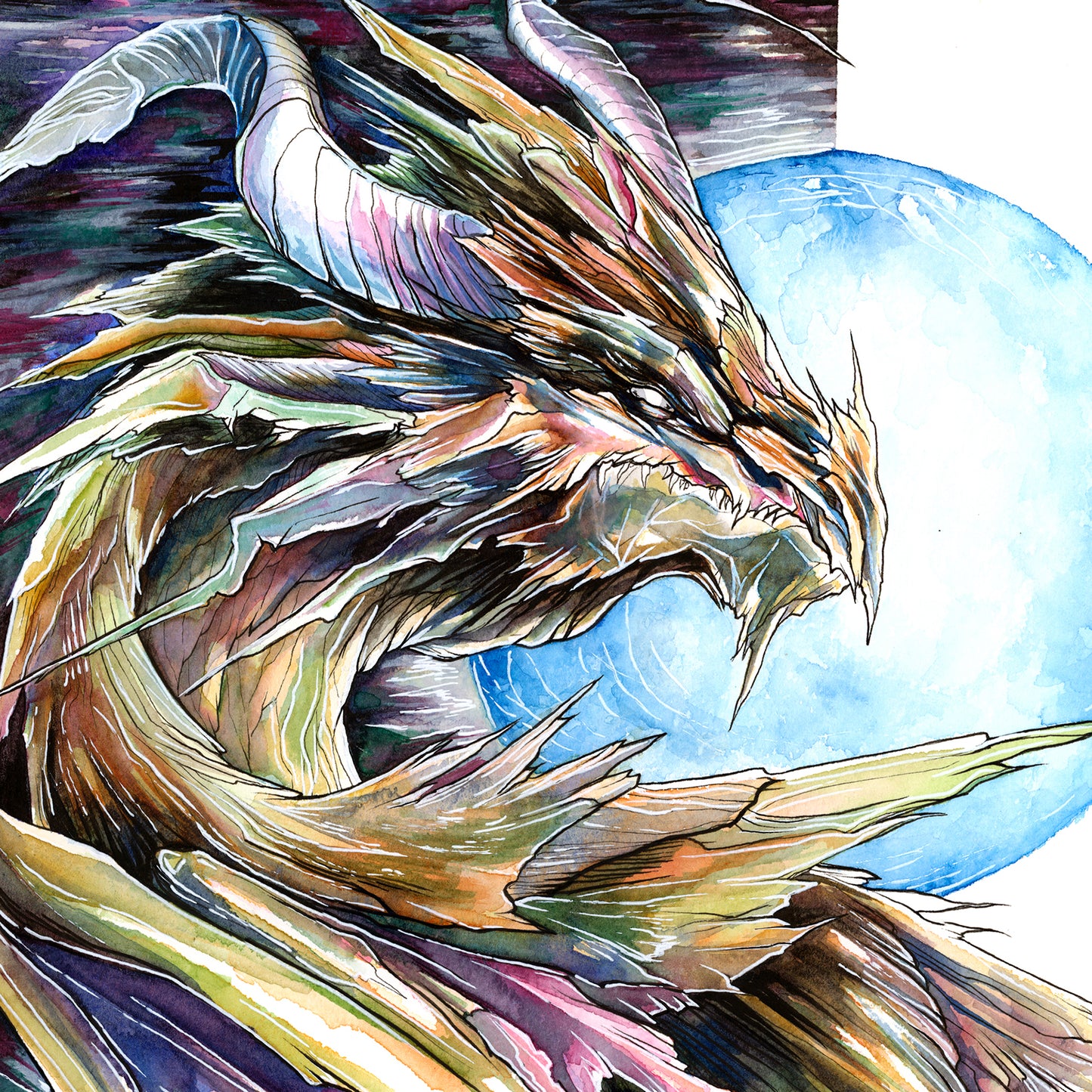 Earth Dragon Print - A3/A4/A5