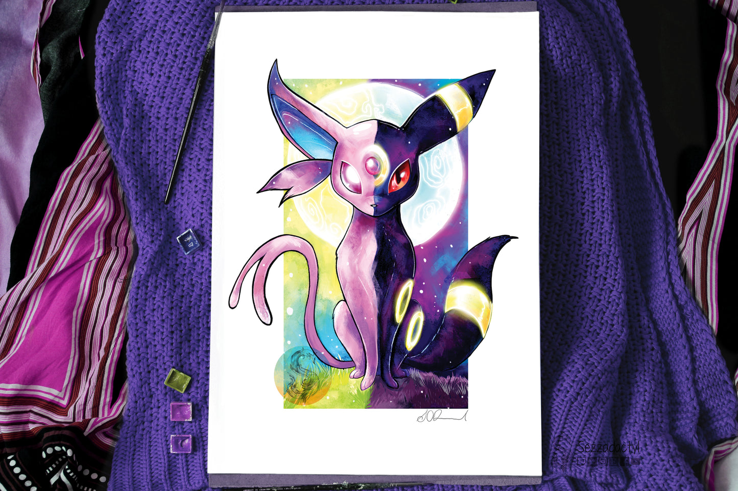 Sun vs Moon Print - A3/A4/A5