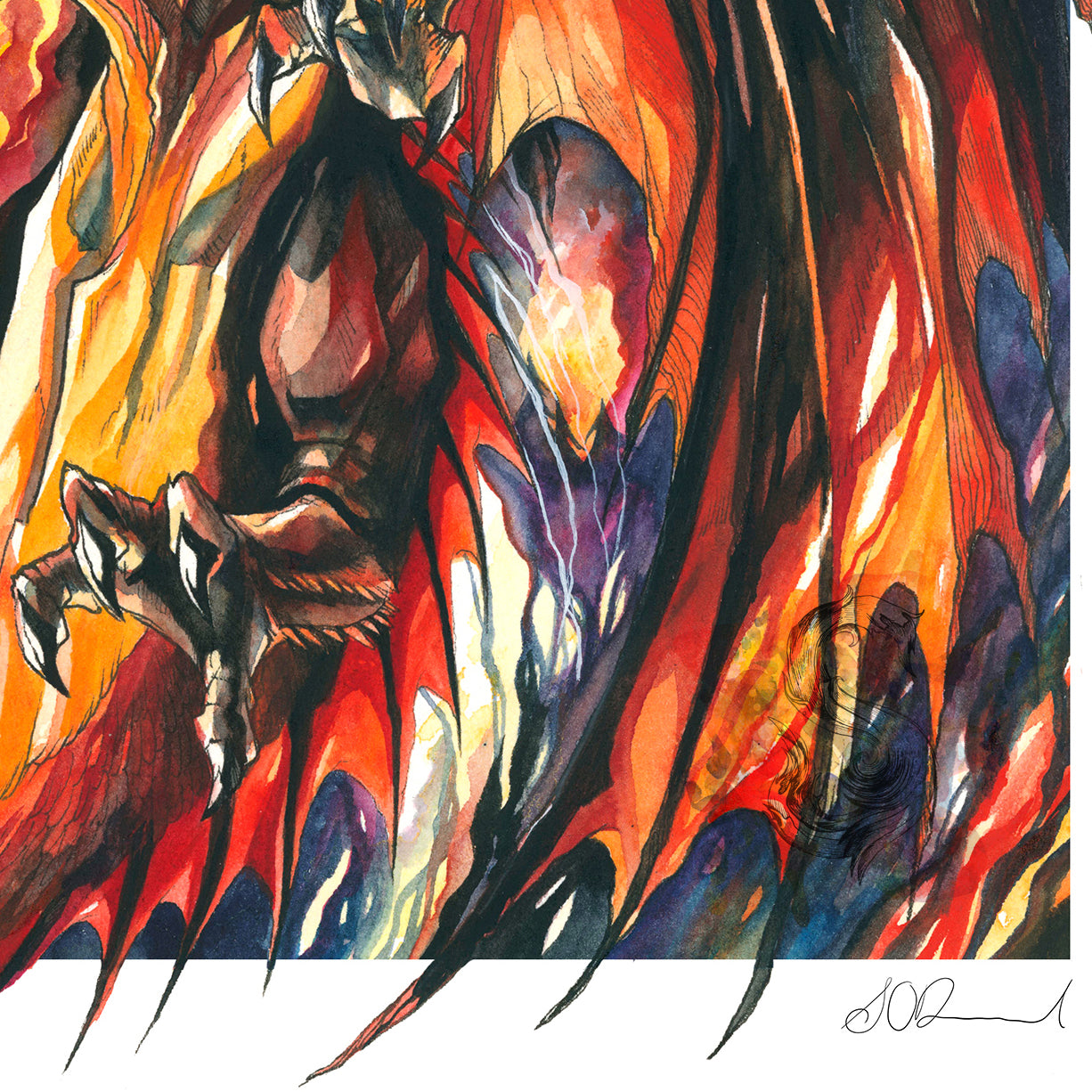 Fire Dragon Print - A3/A4/A5