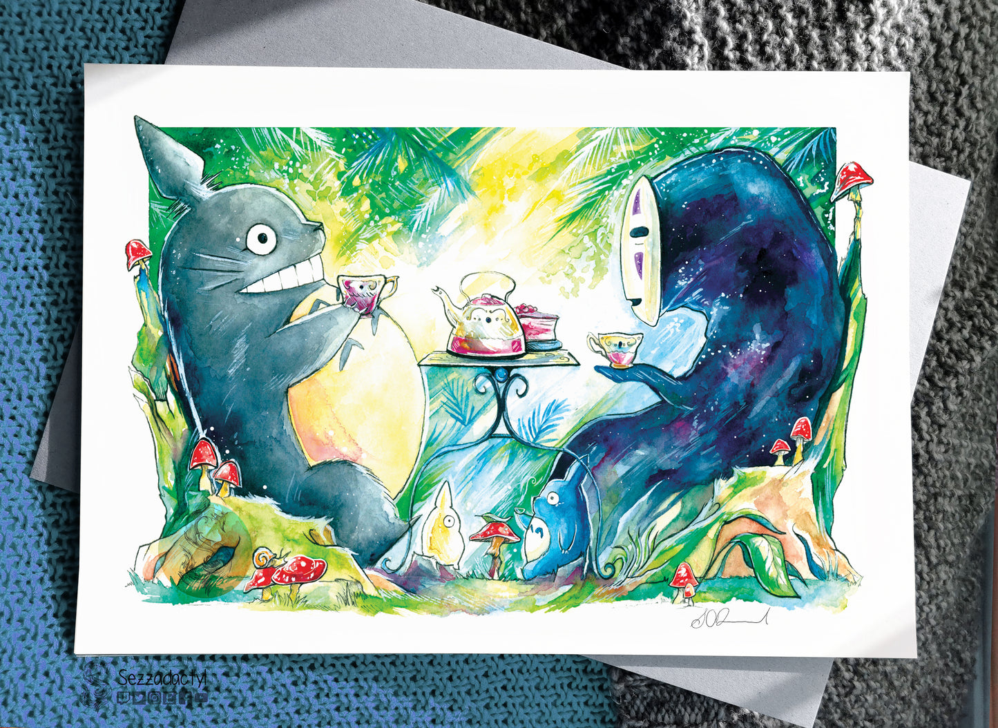 Tea Party Print - A3/A4/A5