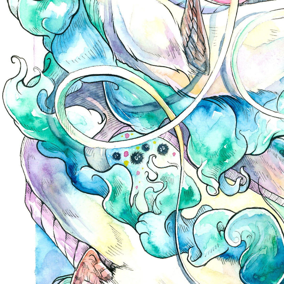 Sky Serpent Print - A3/A4/A5