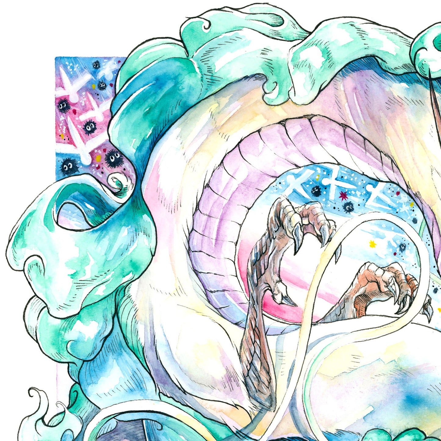 Sky Serpent Print - A3/A4/A5