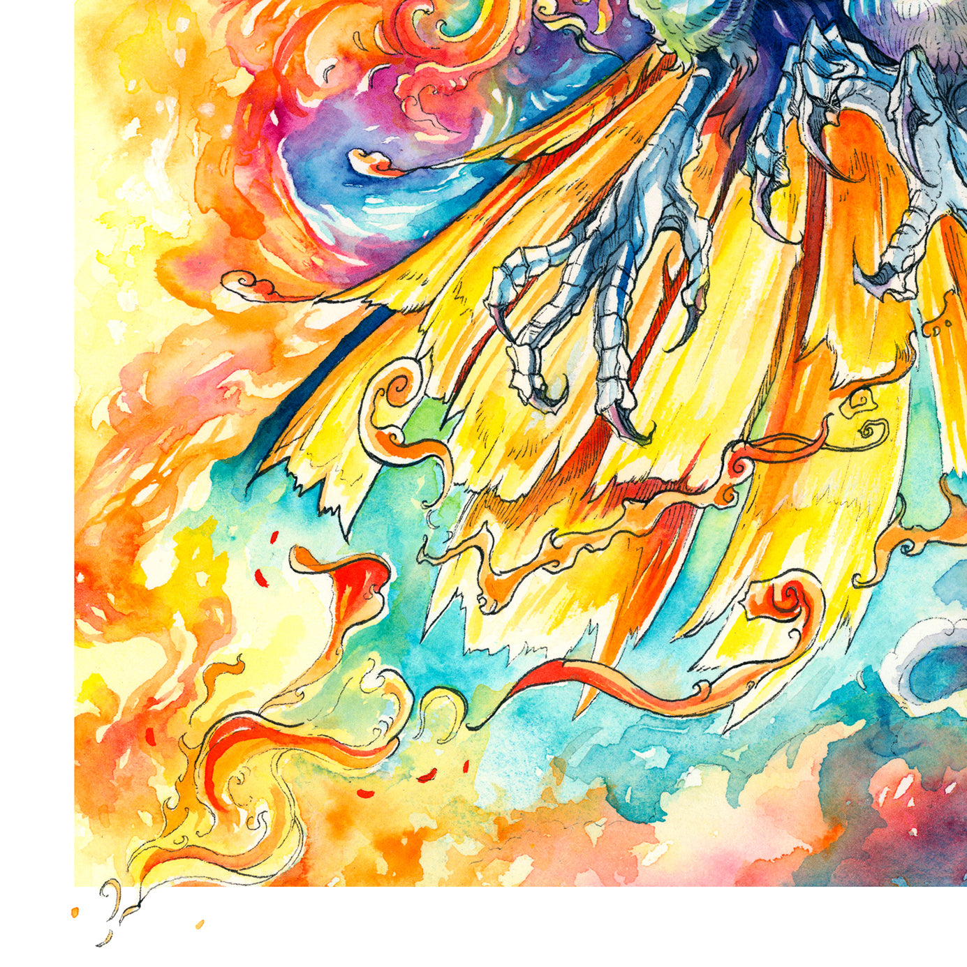 Fire Bird Print - A3/A4/A5