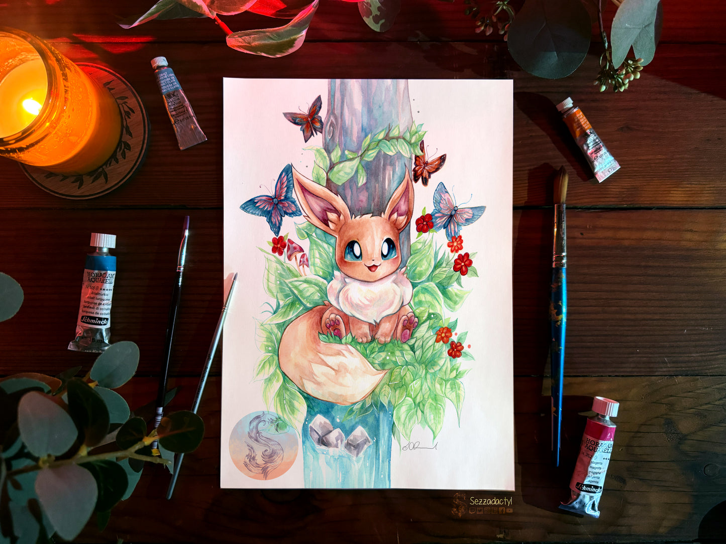 Sitting Fox - A3/A4/A5