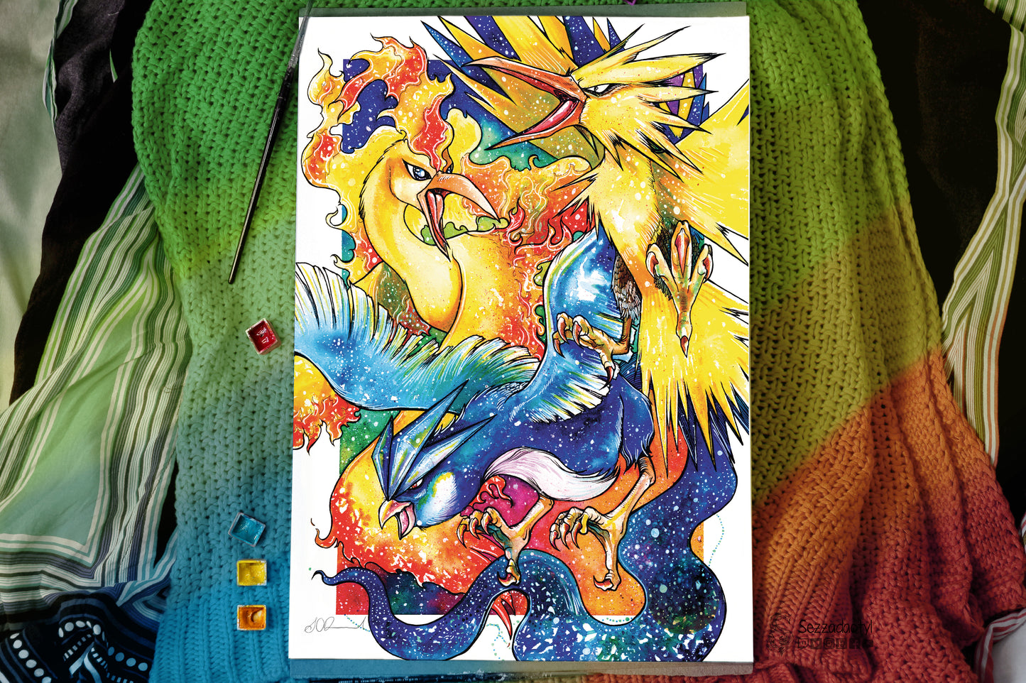 Legendary Birds Print - A3/A4/A5