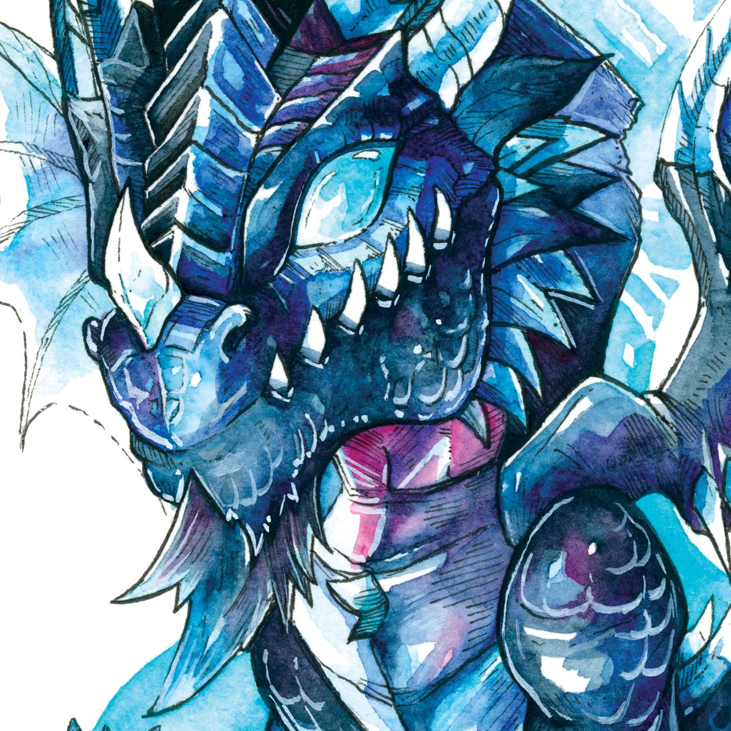Chibi Dragon of the End of Time Print - A3/A4/A5