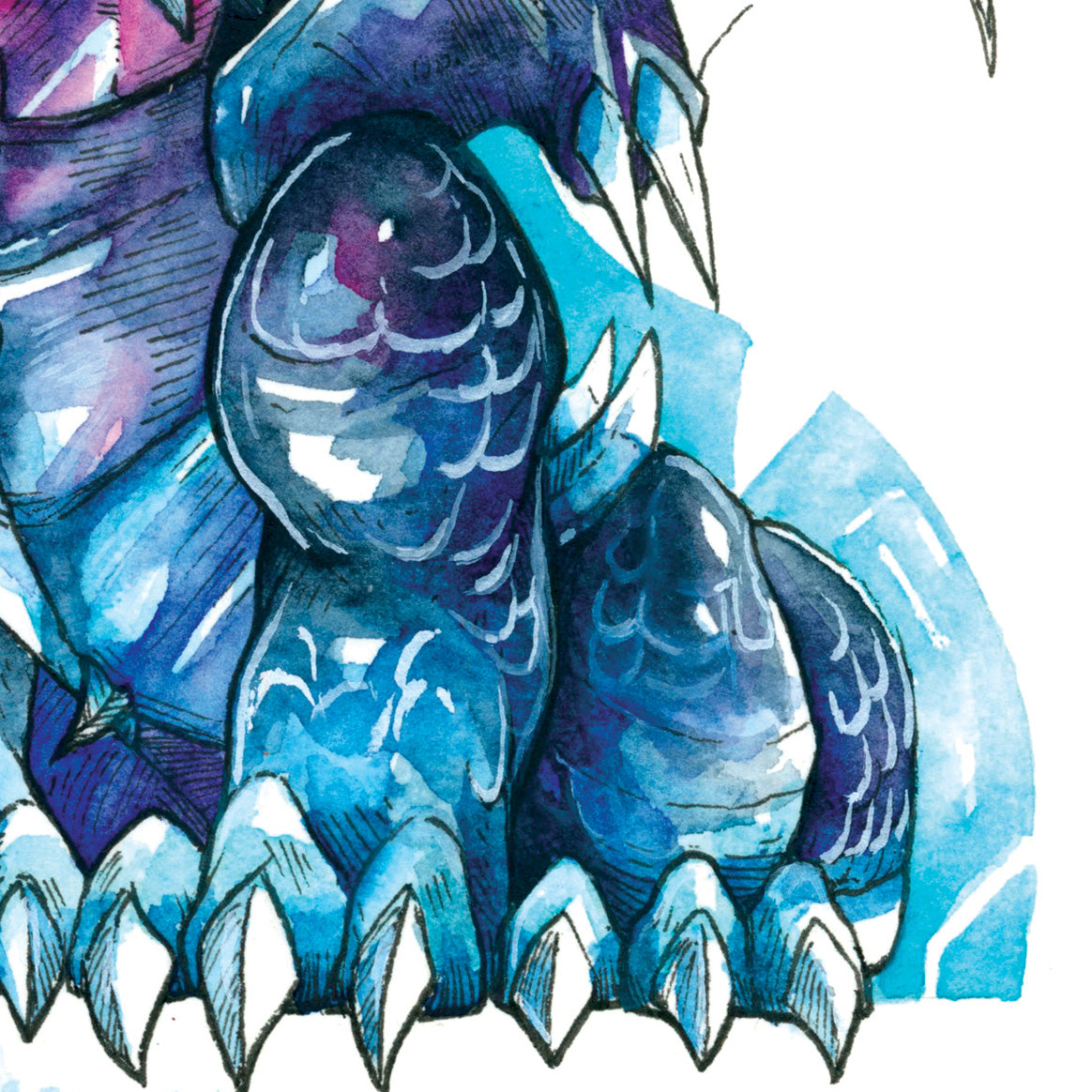 Chibi Dragon of the End of Time Print - A3/A4/A5