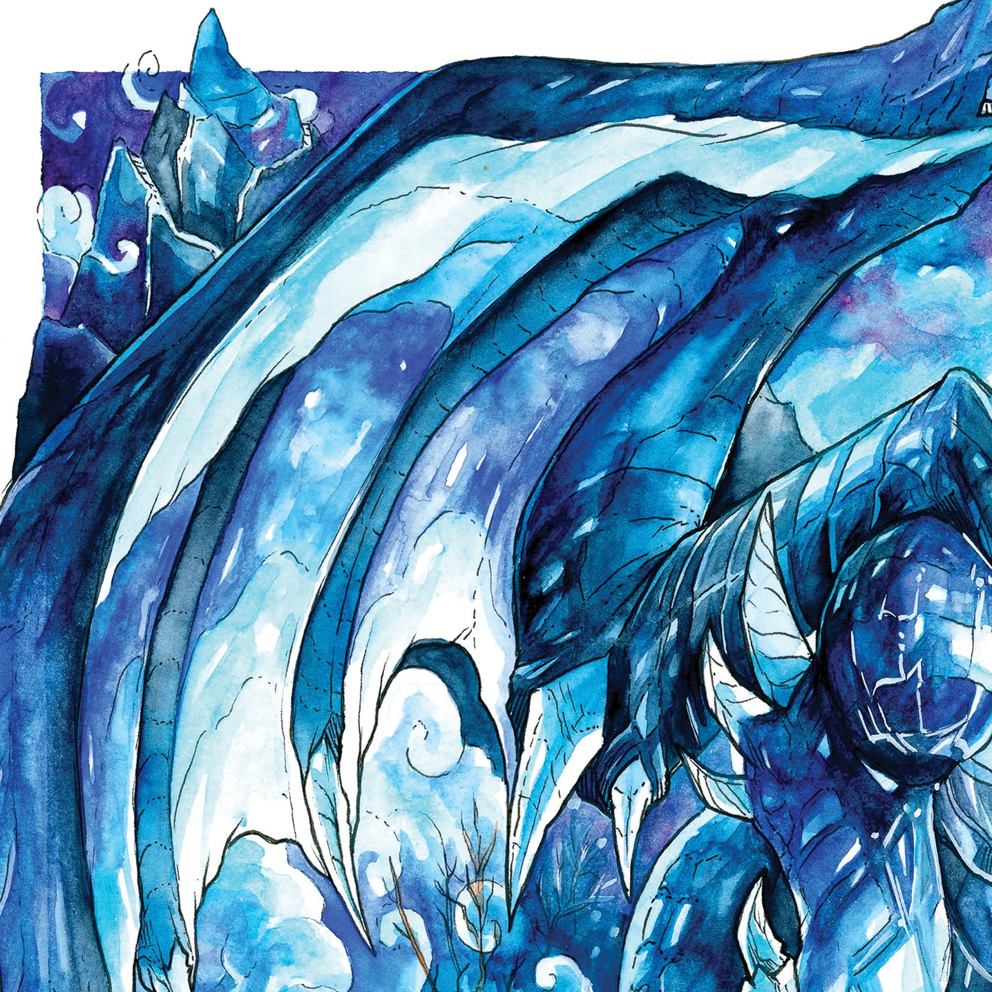 Dragon of the End of Time Print - A3/A4/A5