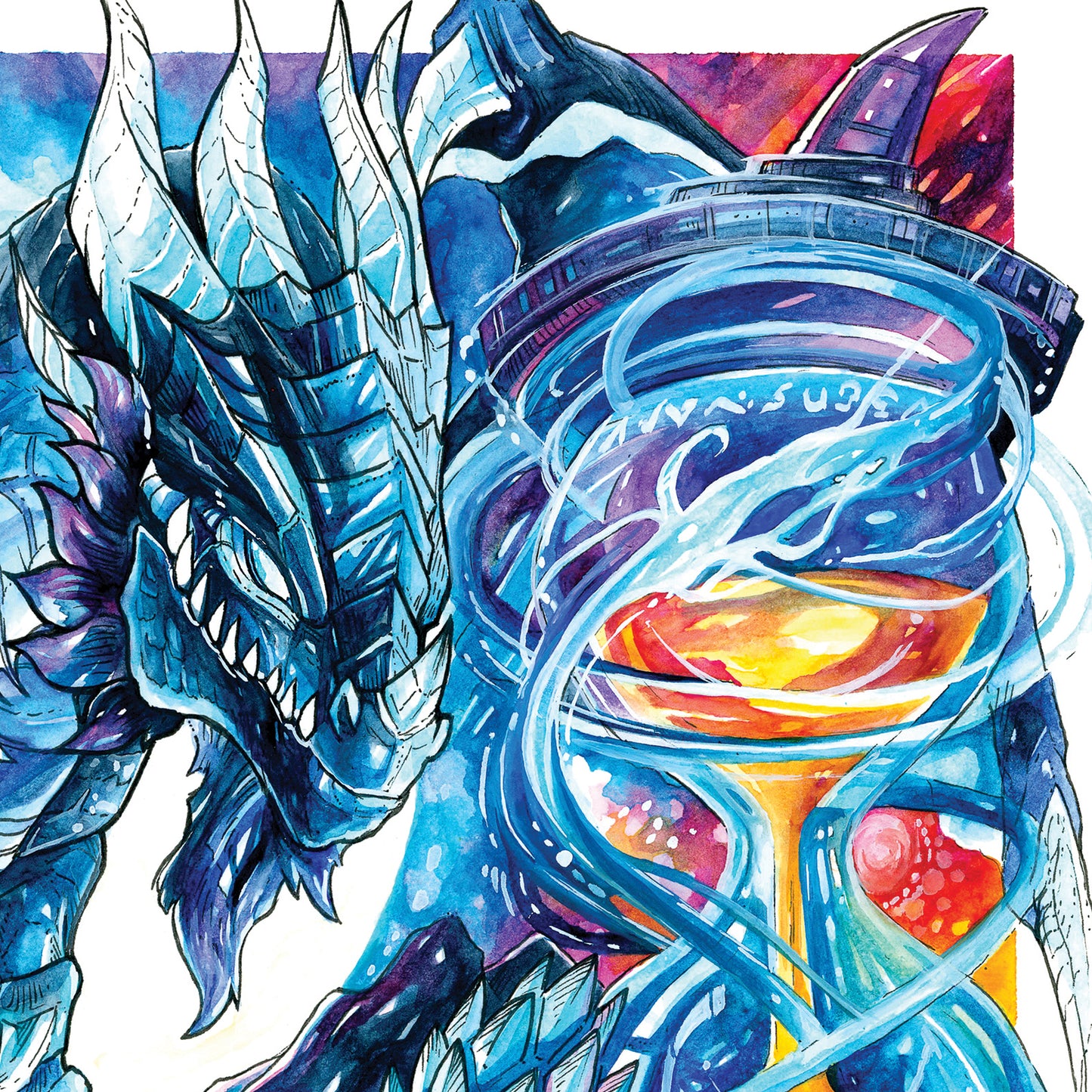 Dragon of the End of Time Print - A3/A4/A5