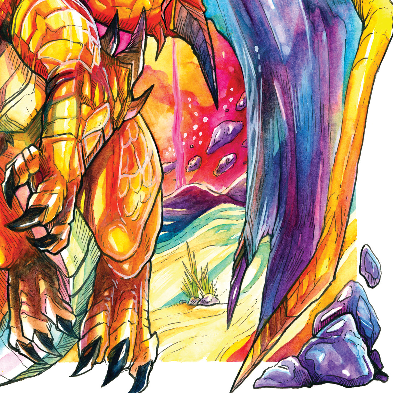 Timeless Dragon Print - A3/A4/A5