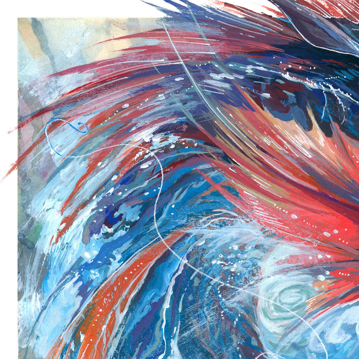 Serpent of the Rapids Print - A3/A4/A5