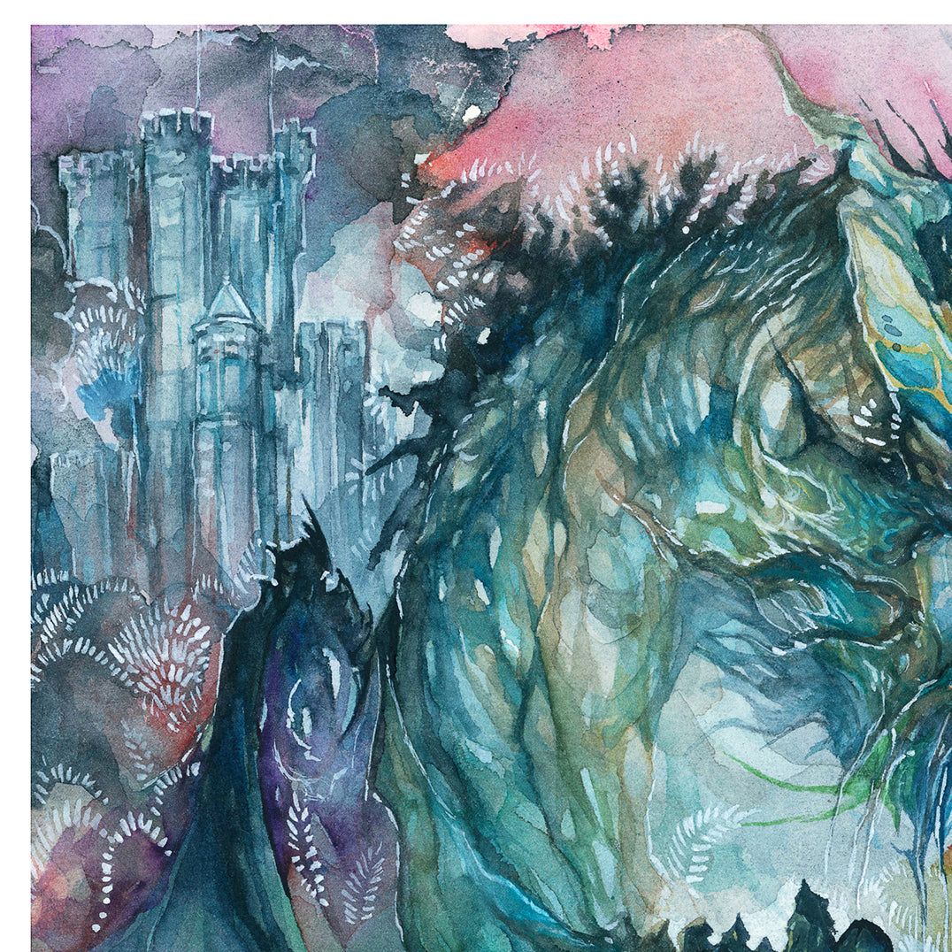 Dragon of the Castle Print - A3/A4/A5