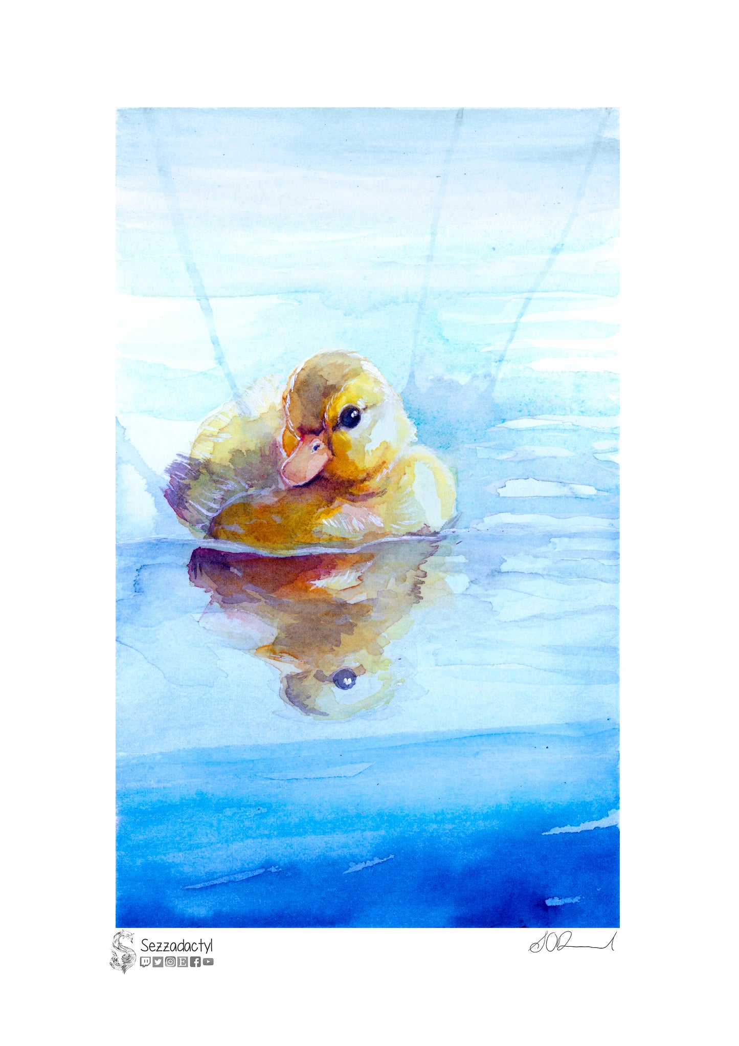 Duckling Print - Streamink 2022 - A3/A4/A5 sizes