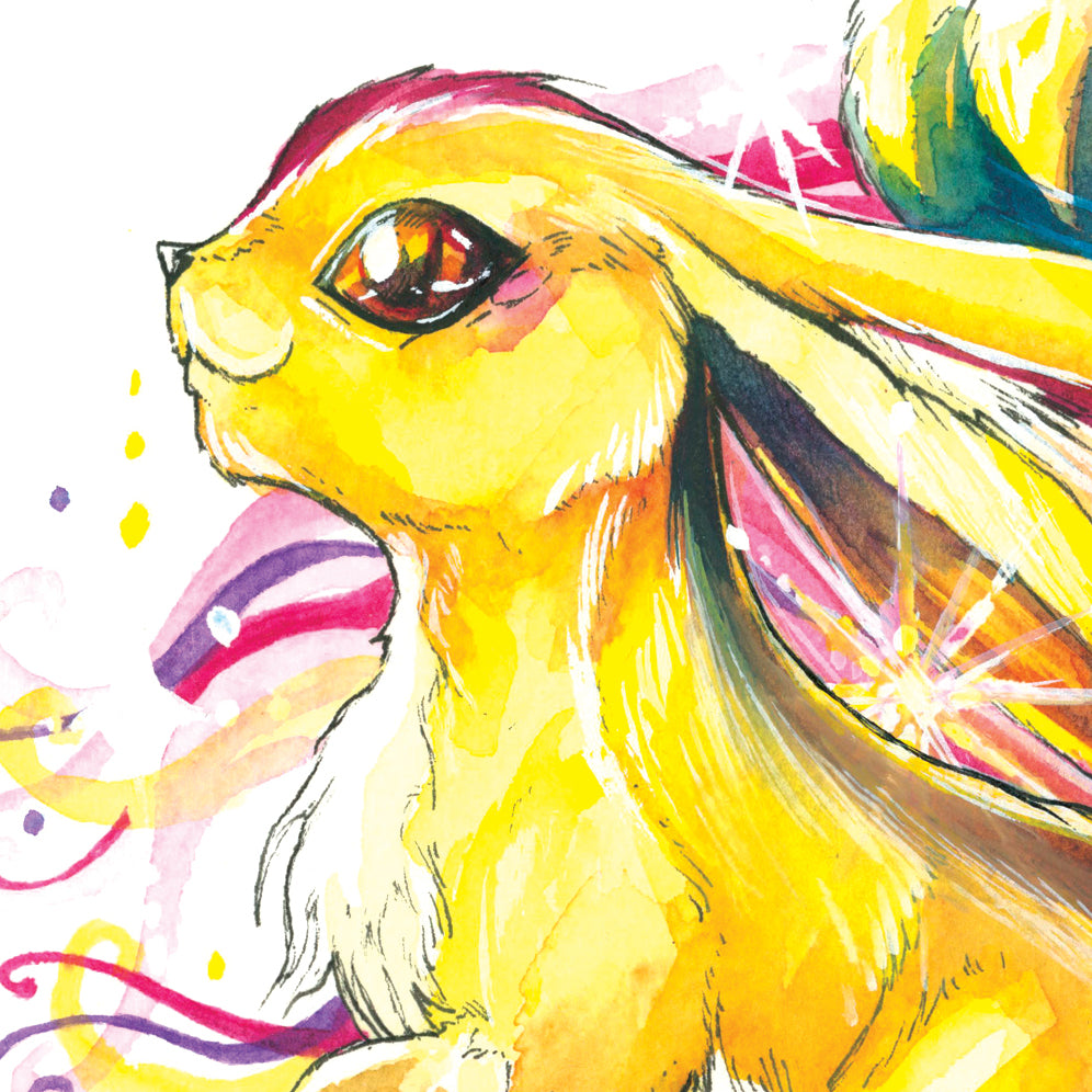 Carbuncle (Amber) Print - A3/A4/A5
