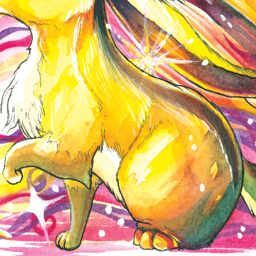 Carbuncle (Amber) Print - A3/A4/A5