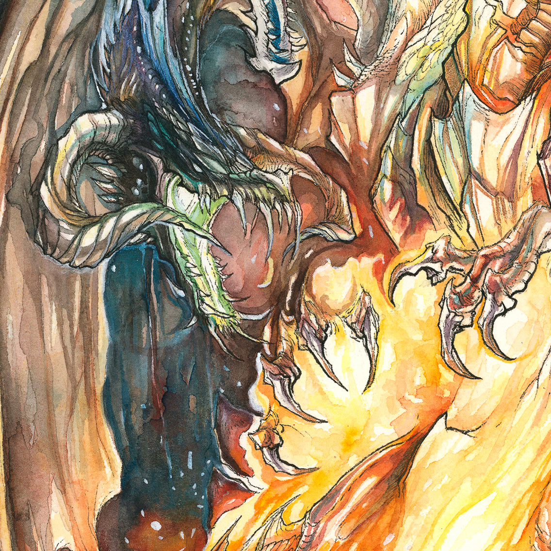 Evil Dragon Print - A3/A4/A5