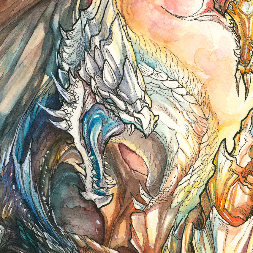 Evil Dragon Print - A3/A4/A5