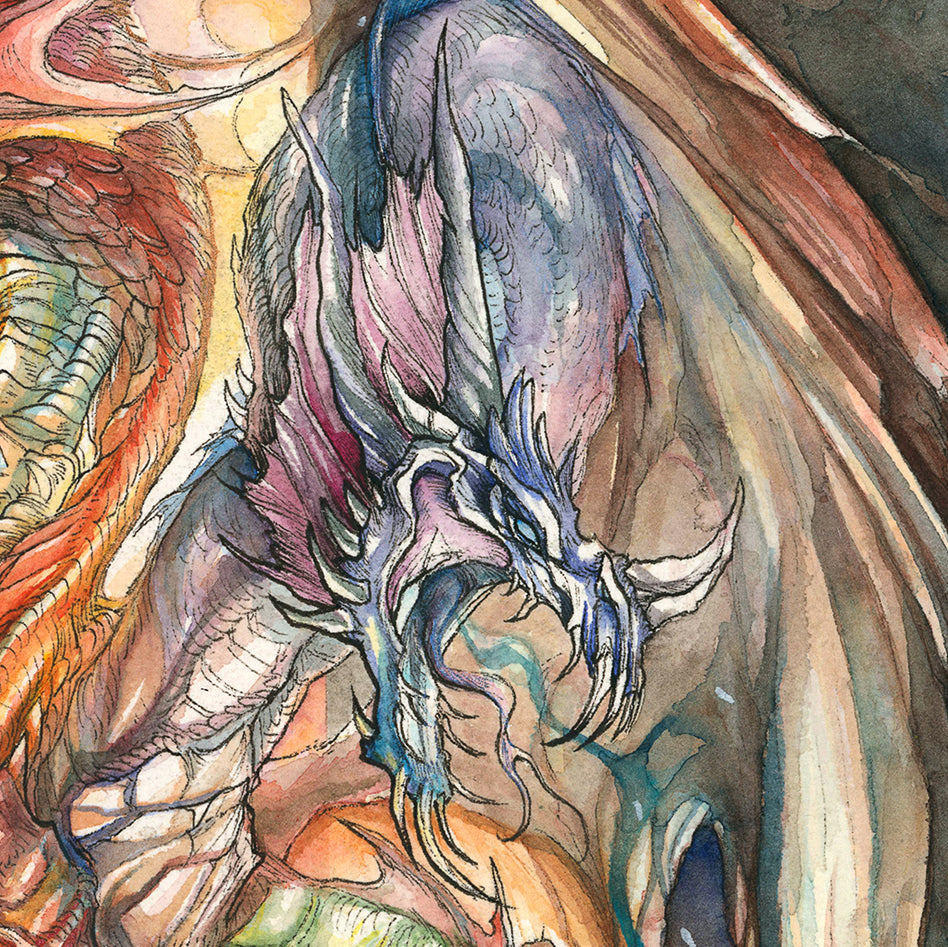 Evil Dragon Print - A3/A4/A5