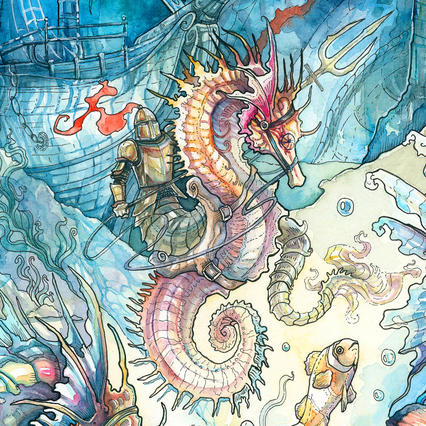 The Serpent of Shipwreck Cove Print - A3/A4/A5