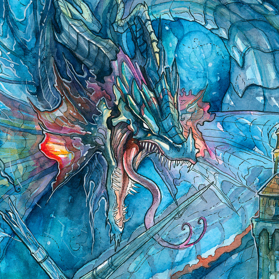 The Serpent of Shipwreck Cove Print - A3/A4/A5