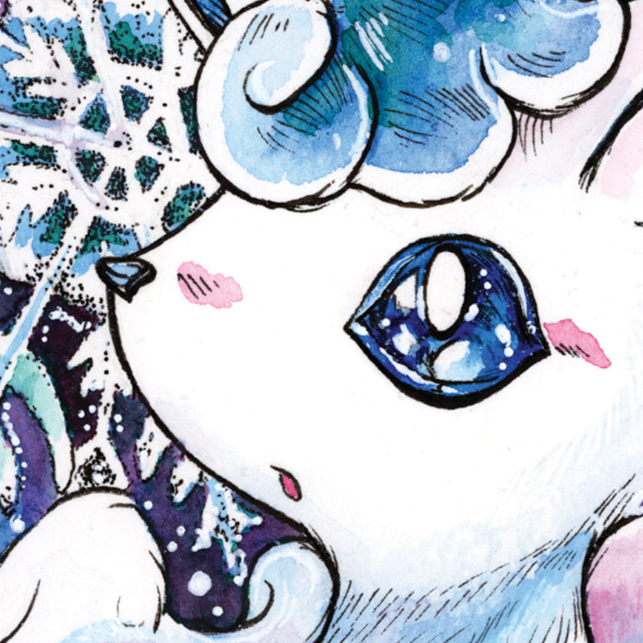 Snow Fox Print - A3/A4/A5