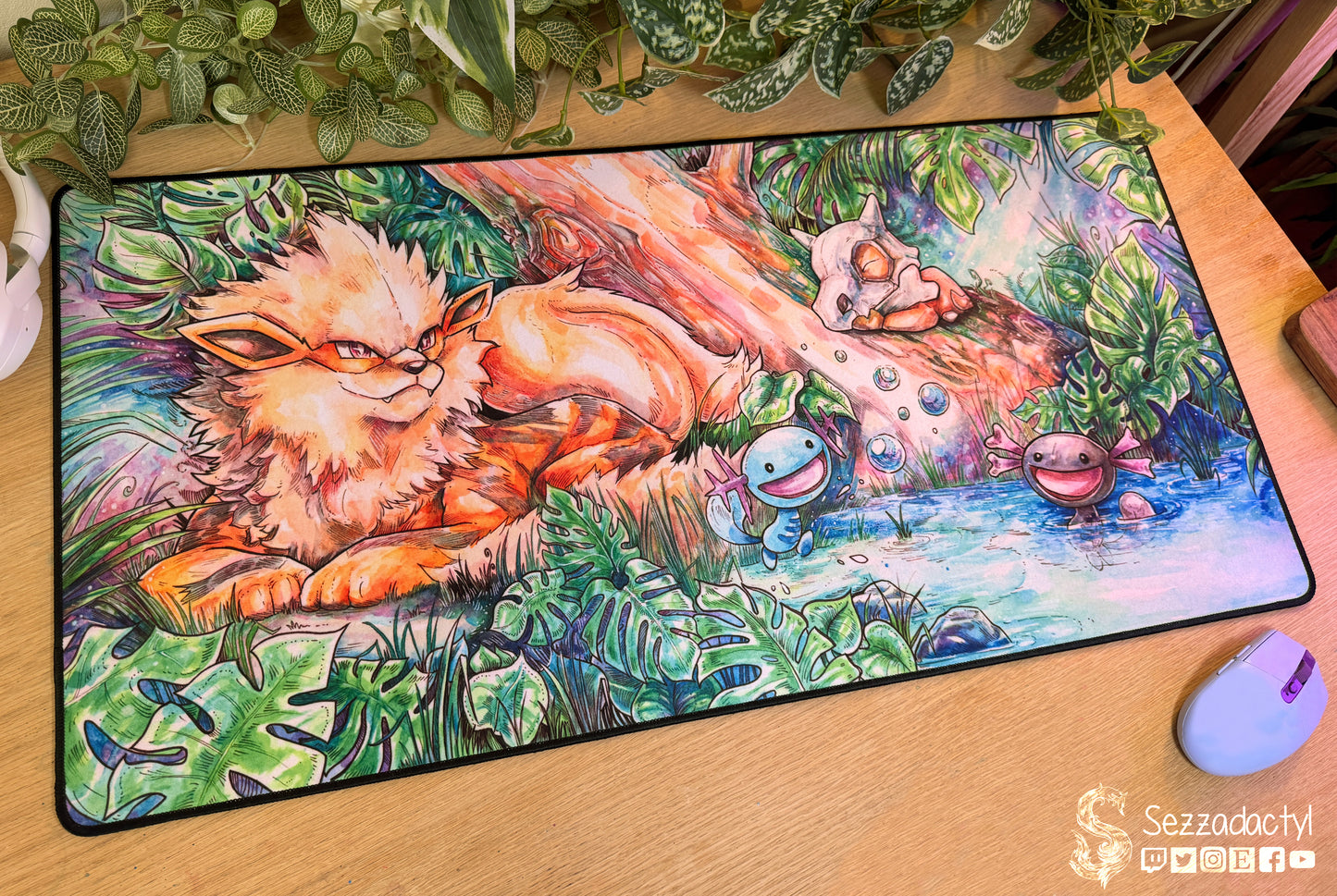 Desk Mat - Jungle Friends