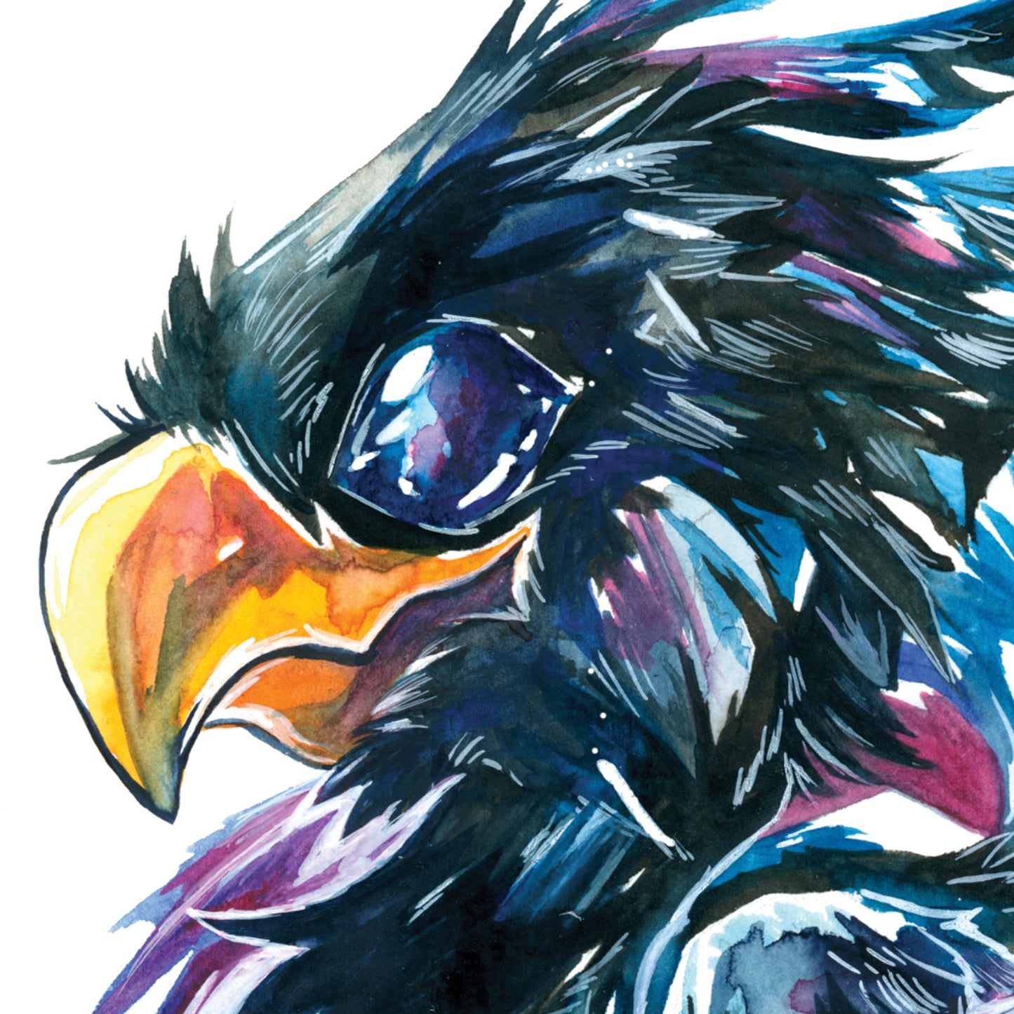 Black Chocobo Print - A3/A4/A5