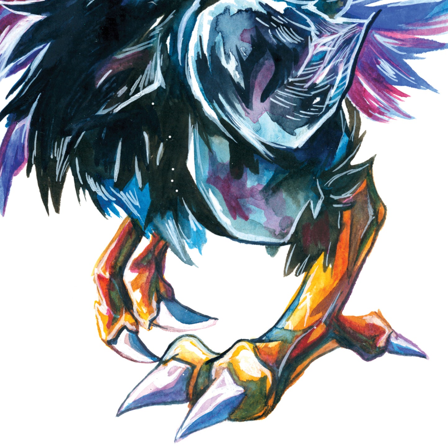 Black Chocobo Print - A3/A4/A5