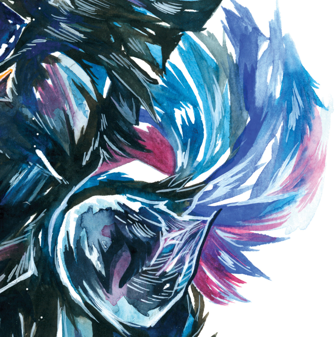 Black Chocobo Print - A3/A4/A5