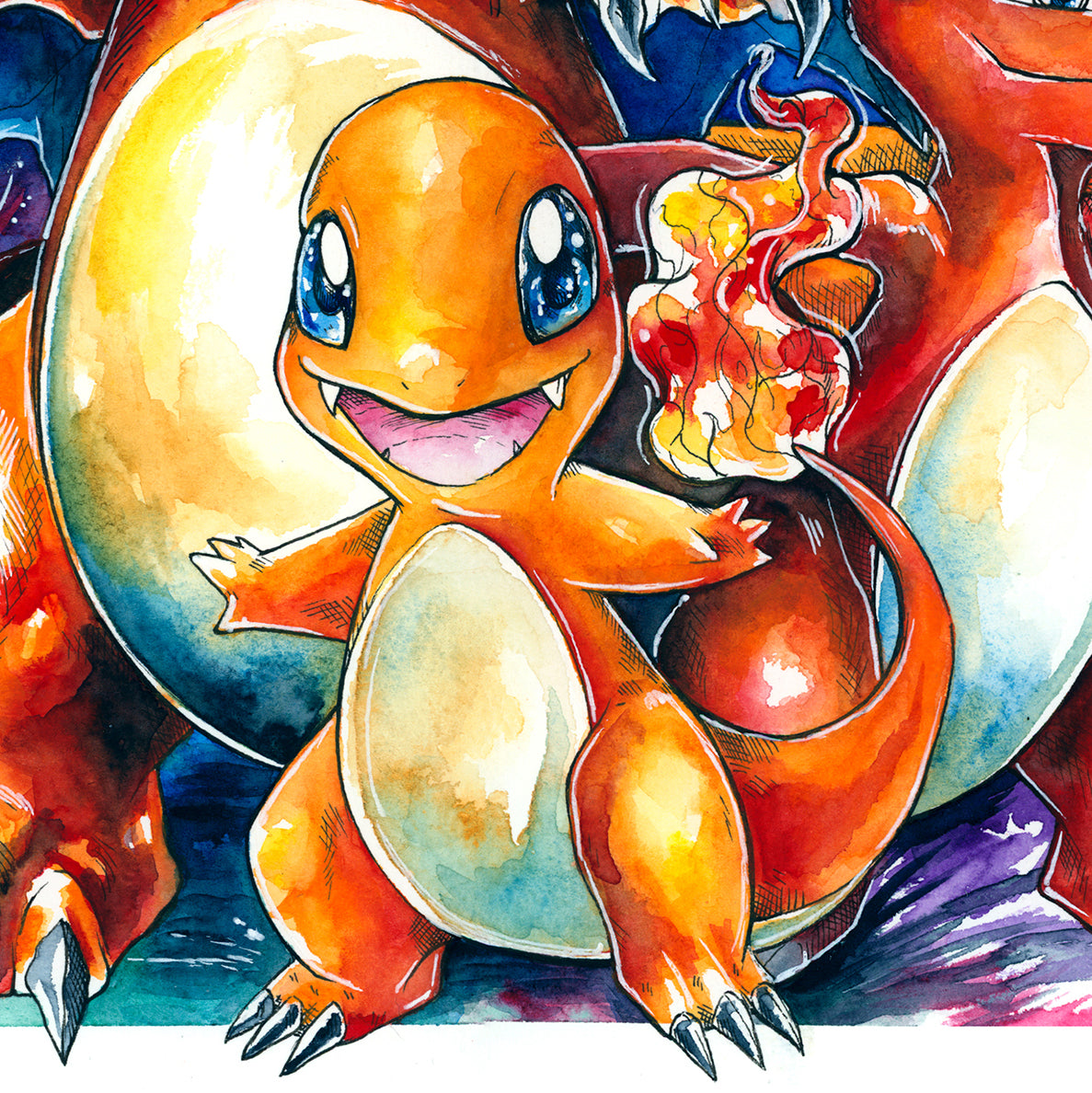 Fire Family Print - A3/A4/A5