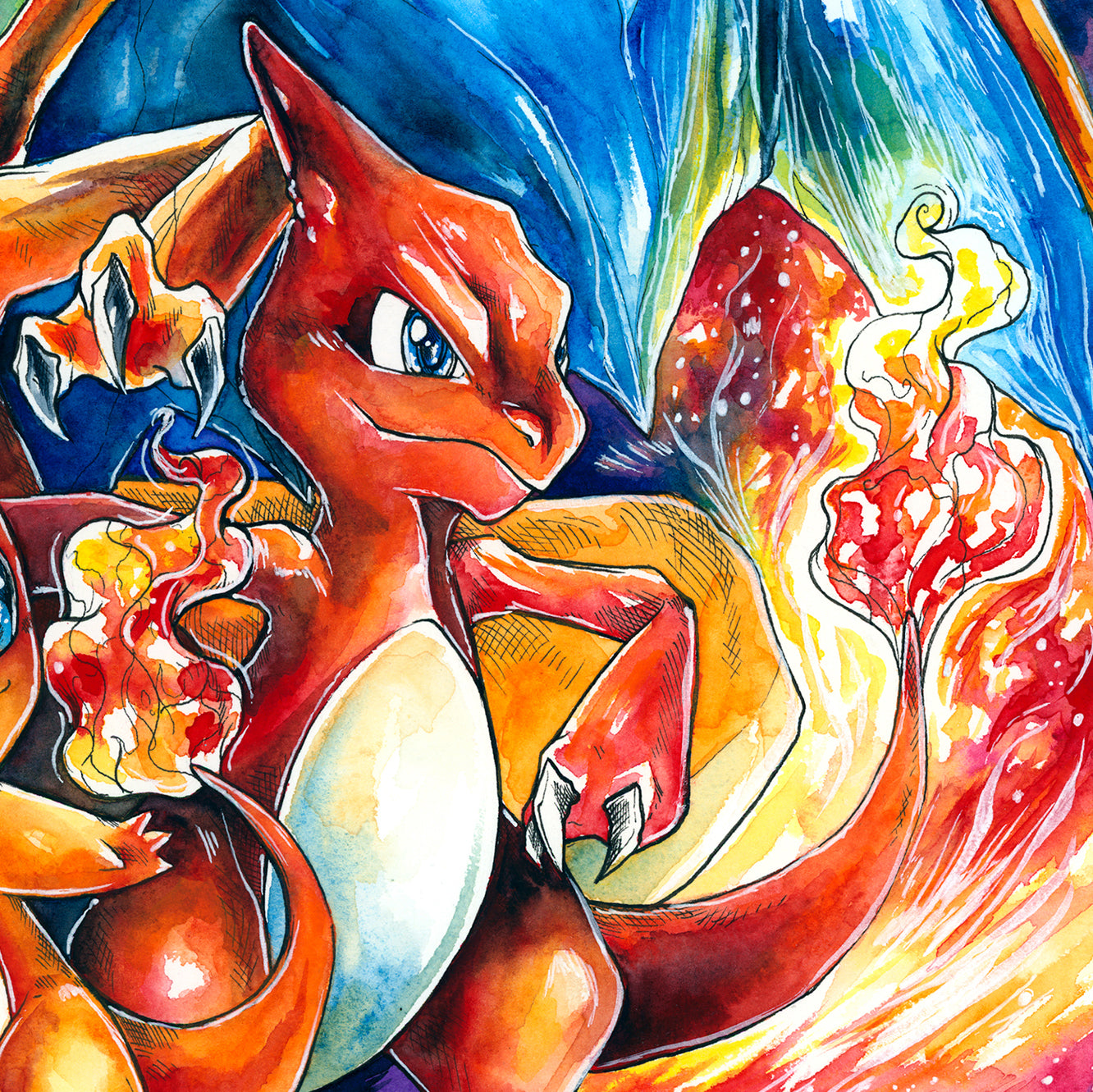 Fire Family Print - A3/A4/A5