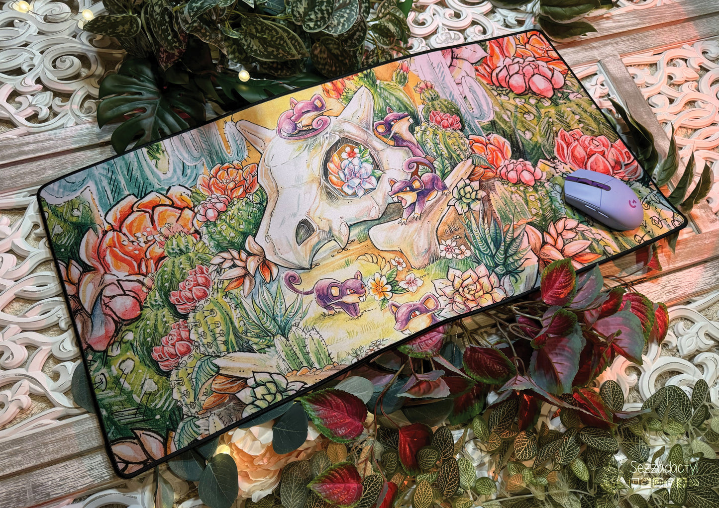 Desk Mat - Skull