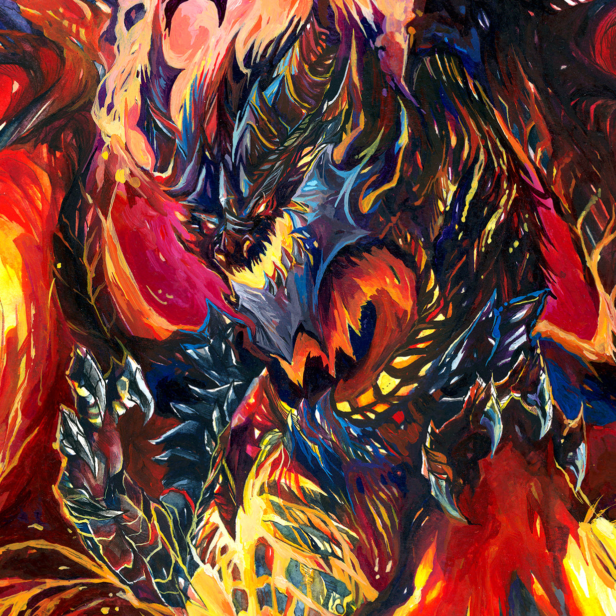 Dragon of Death Print - A3/A4/A5