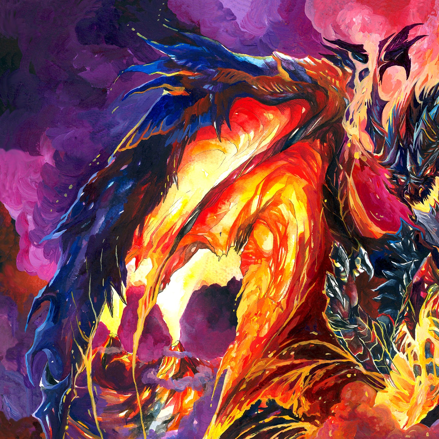 Dragon of Death Print - A3/A4/A5
