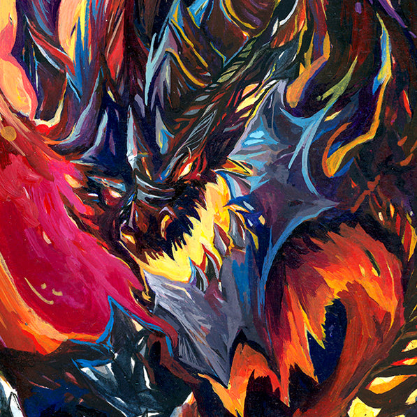 Dragon of Death Print - A3/A4/A5