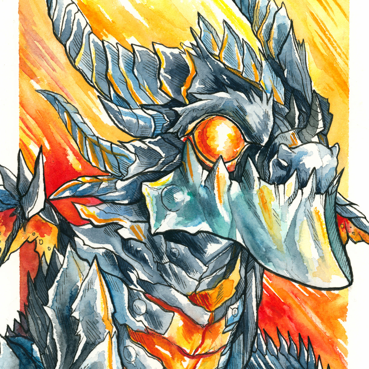 Chibi Dragon of Death Print - A3/A4/A5