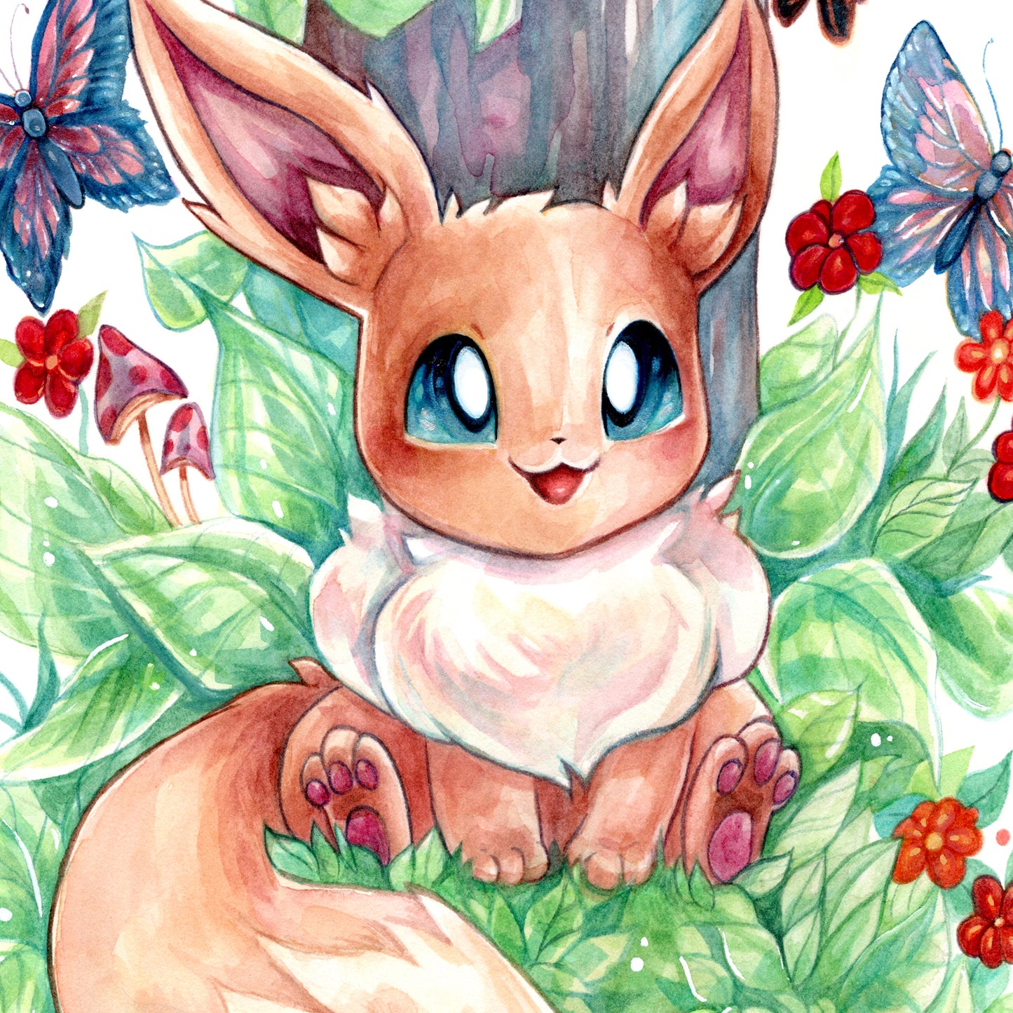 Sitting Fox - A3/A4/A5