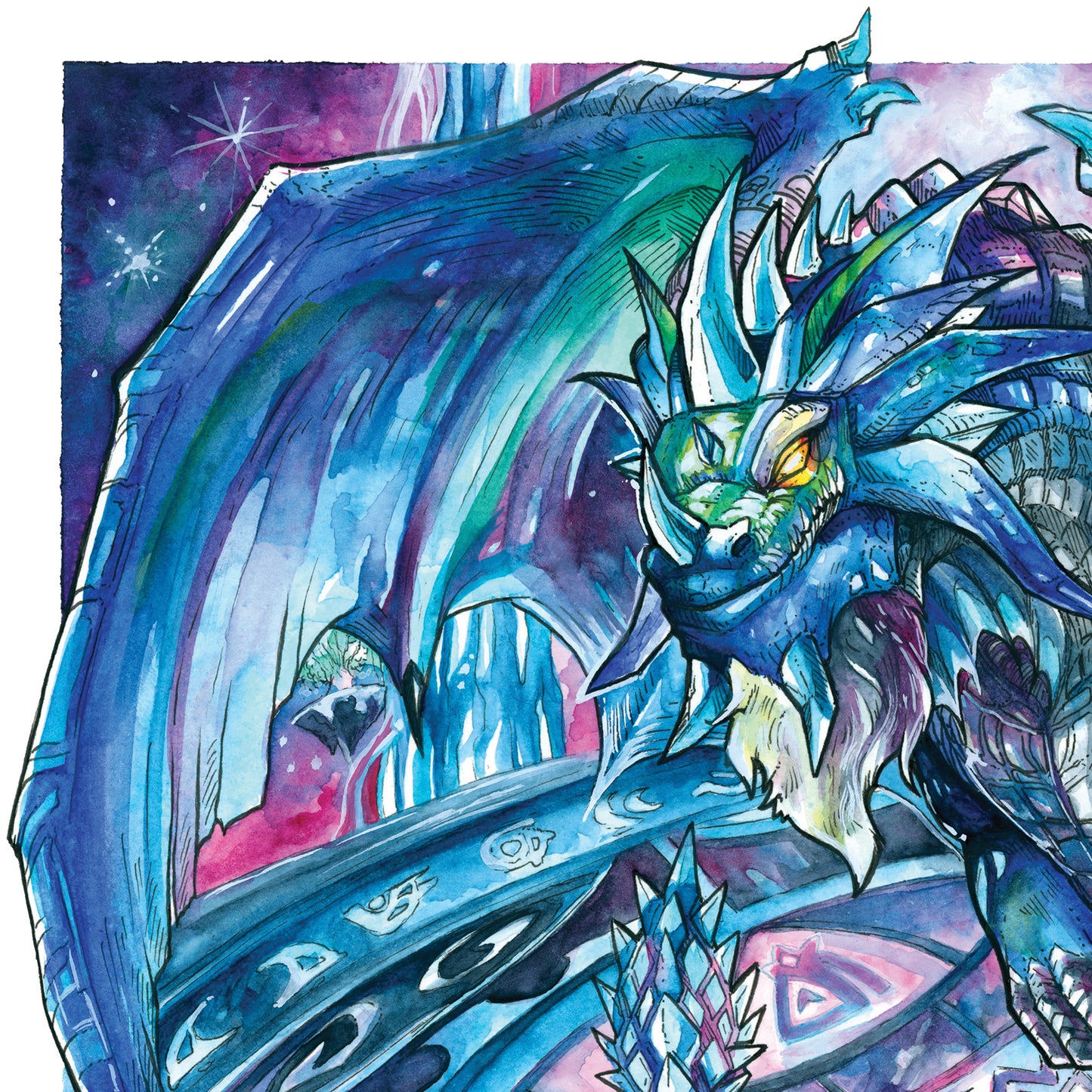 Ancient Dragon Print - A3/A4/A5