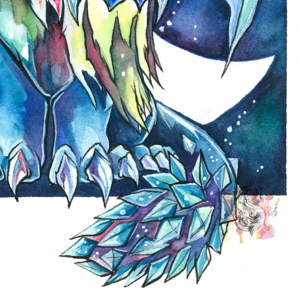 Chibi Ancient Dragon Print - A3/A4/A5