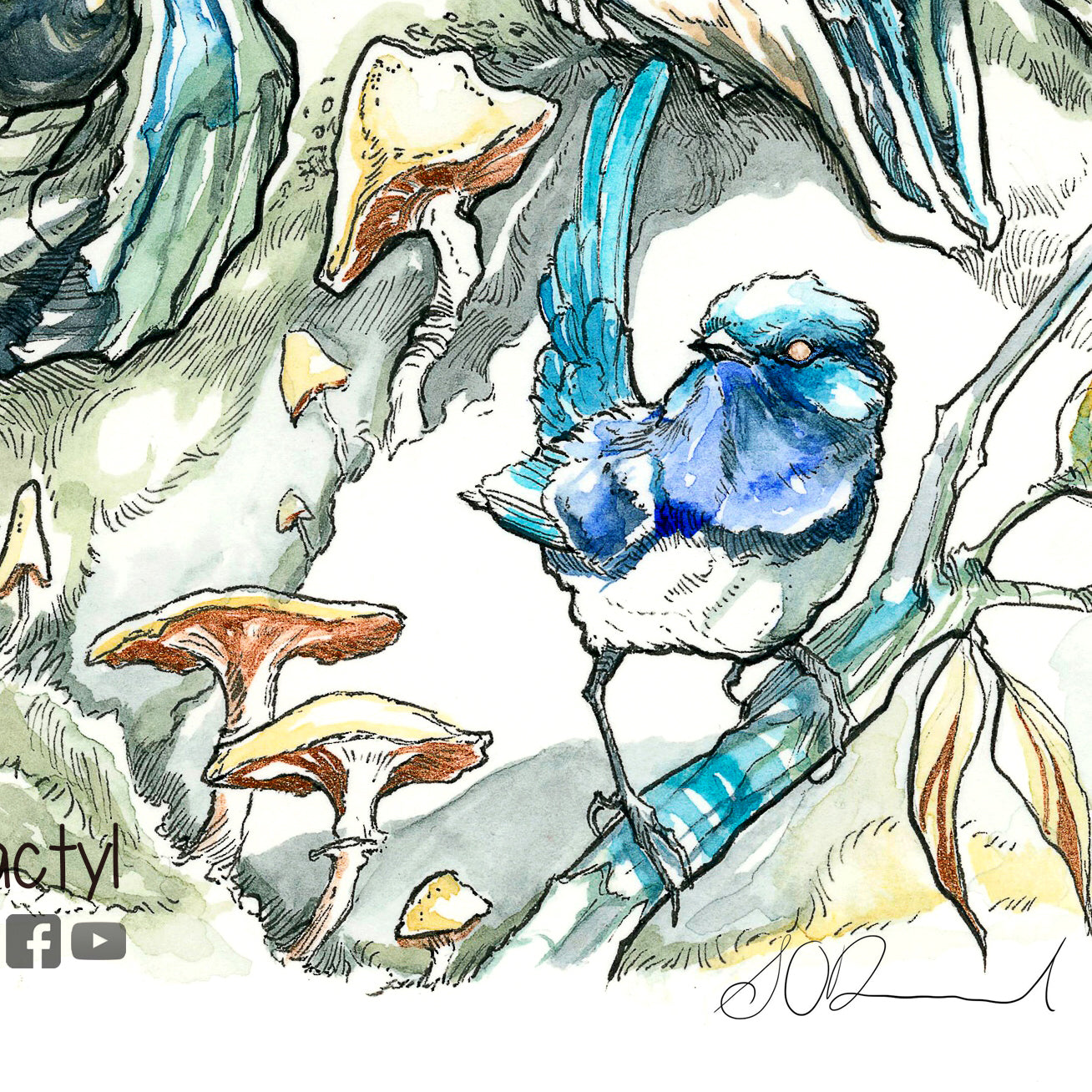 Skull Print Ram - A3/A4/A5 sizes