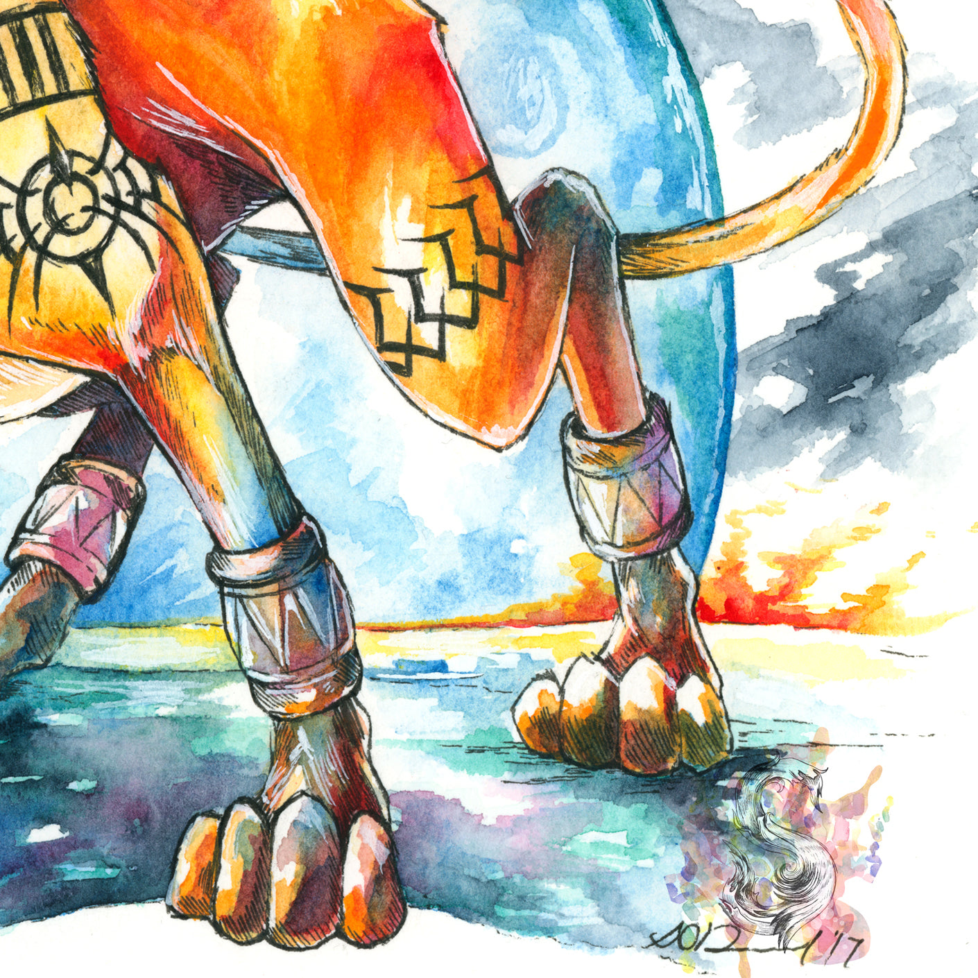 Nanaki Print - A3/A4/A5