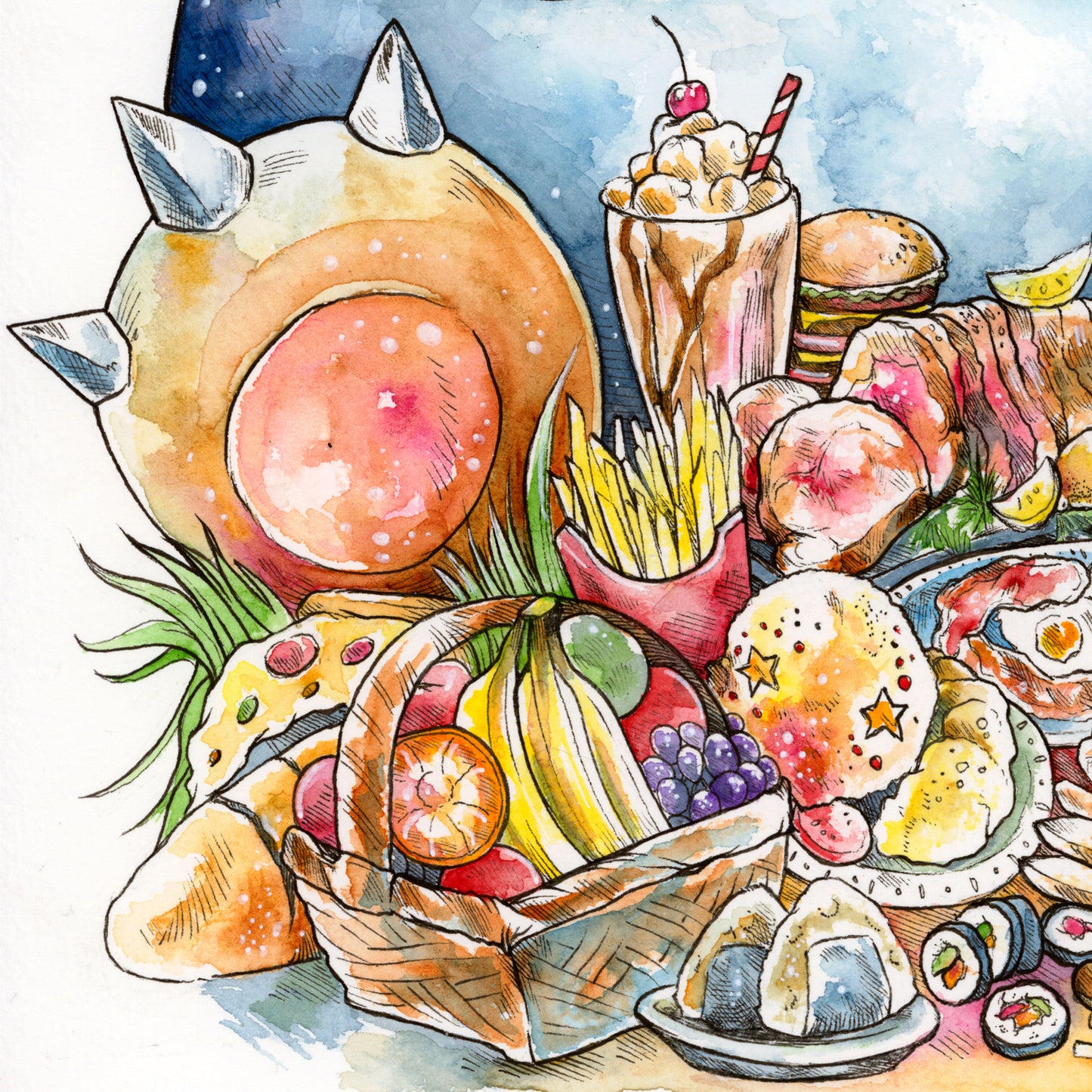 We Love Food - A4/A5 Ultra Premium Gloss Print