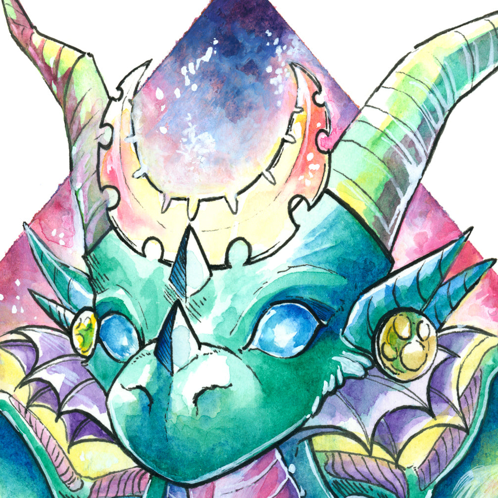 Chibi Dragon of Dreams Print - A3/A4/A5